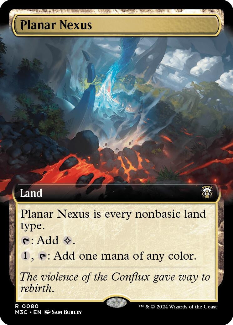 Image for Planar Nexus (Extended Art) (Ripple Foil) (80) (Modern Horizons 3) - Magic: The Gathering