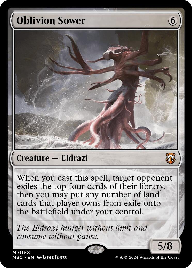 Image for Oblivion Sower (Ripple Foil) (158) (Modern Horizons 3) - Magic: The Gathering