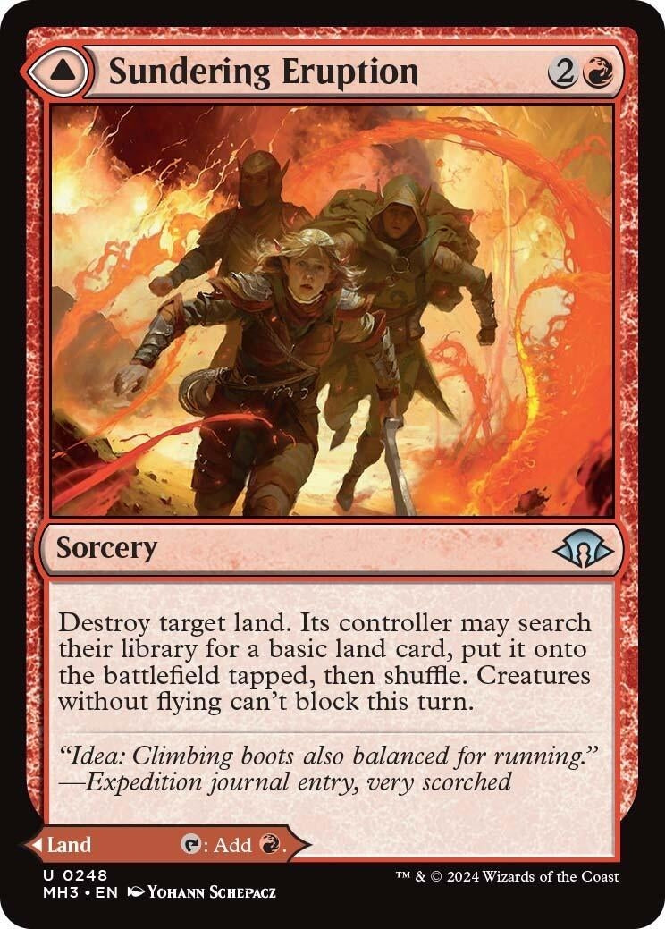 Image for Sundering Eruption (248) (Modern Horizons 3) - Magic: The Gathering