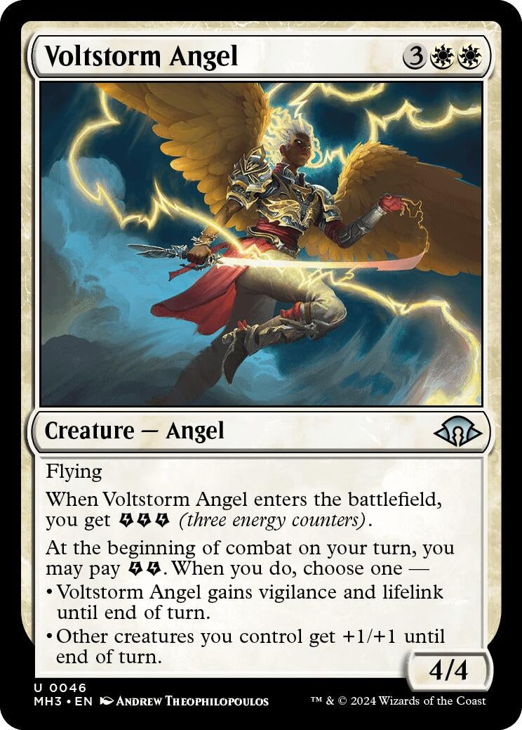Image for Voltstorm Angel (46) (Modern Horizons 3) - Magic: The Gathering