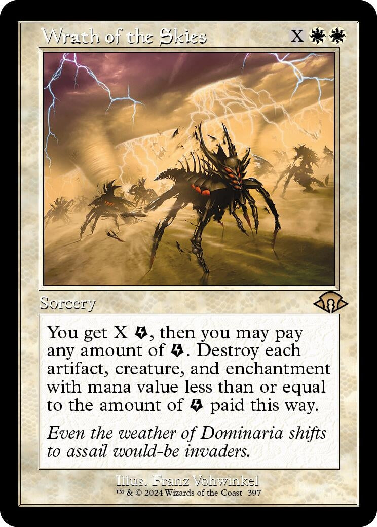 Image for Wrath of the Skies (Retro Frame) (397) (Modern Horizons 3) - Magic: The Gathering