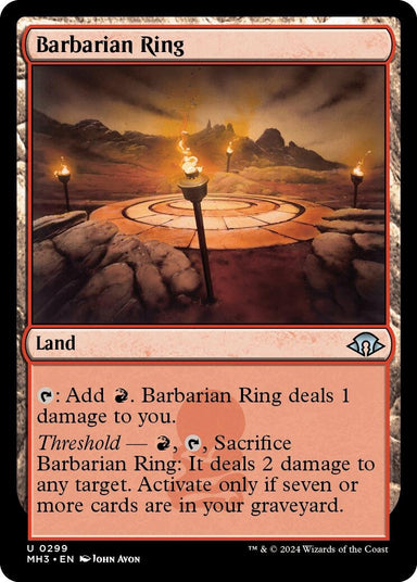 Image for Barbarian Ring (299) (Modern Horizons 3) - Magic: The Gathering