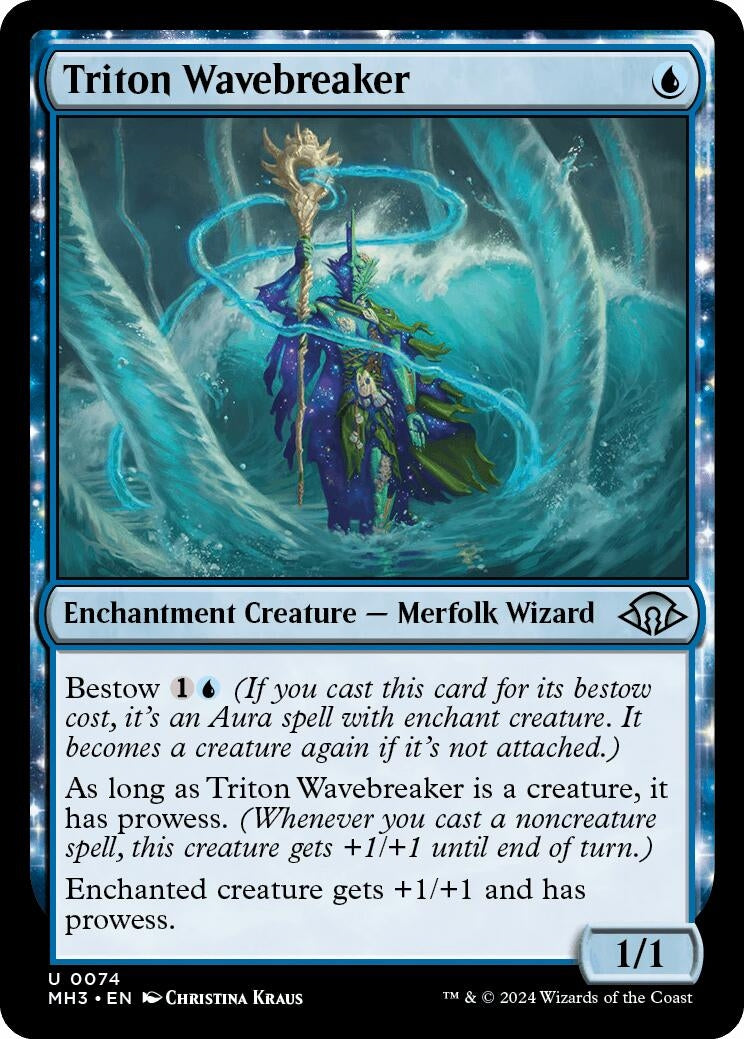 Image for Triton Wavebreaker (74) (Modern Horizons 3) - Magic: The Gathering