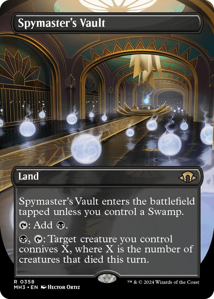 Image for Spymaster's Vault (Borderless) (358) (Modern Horizons 3) - Magic: The Gathering