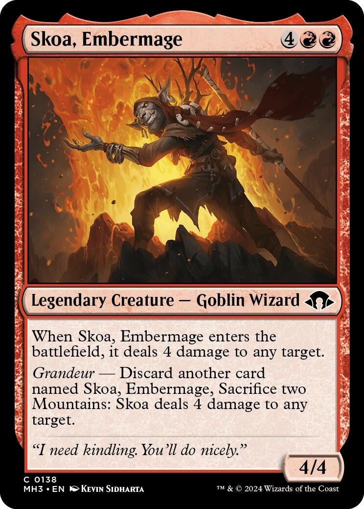 Image for Skoa, Embermage (138) (Modern Horizons 3) - Magic: The Gathering