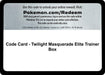 Image for Code Card - Twilight Masquerade Elite Trainer Box (SV06: Twilight Masquerade) (TWM) - Pokemon