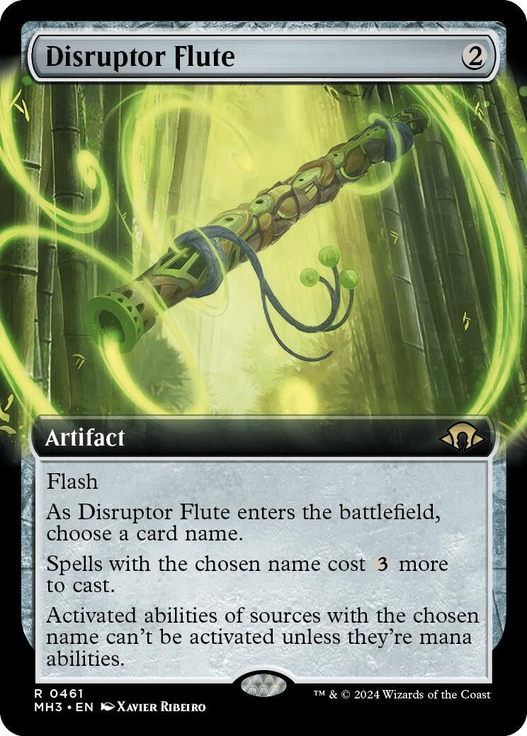 Image for Disruptor Flute (Extended Art) (461) (Modern Horizons 3) - Magic: The Gathering