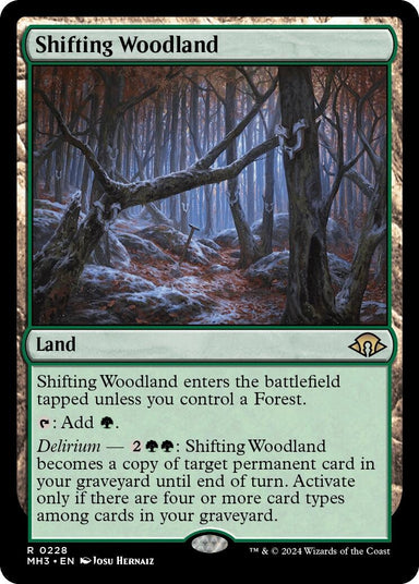 Image for Shifting Woodland (228) (Modern Horizons 3) - Magic: The Gathering