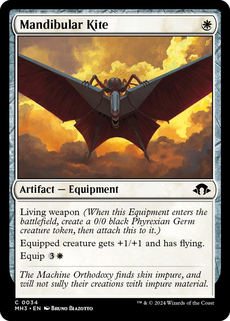 Image for Mandibular Kite (34) (Modern Horizons 3) - Magic: The Gathering
