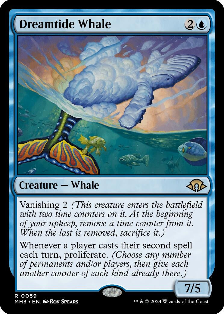 Image for Dreamtide Whale (59) (Modern Horizons 3) - Magic: The Gathering
