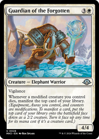 Image for Guardian of the Forgotten (28) (Modern Horizons 3) - Magic: The Gathering