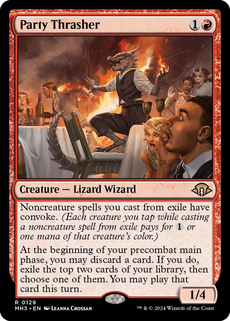 Image for Party Thrasher (129) (Modern Horizons 3) - Magic: The Gathering