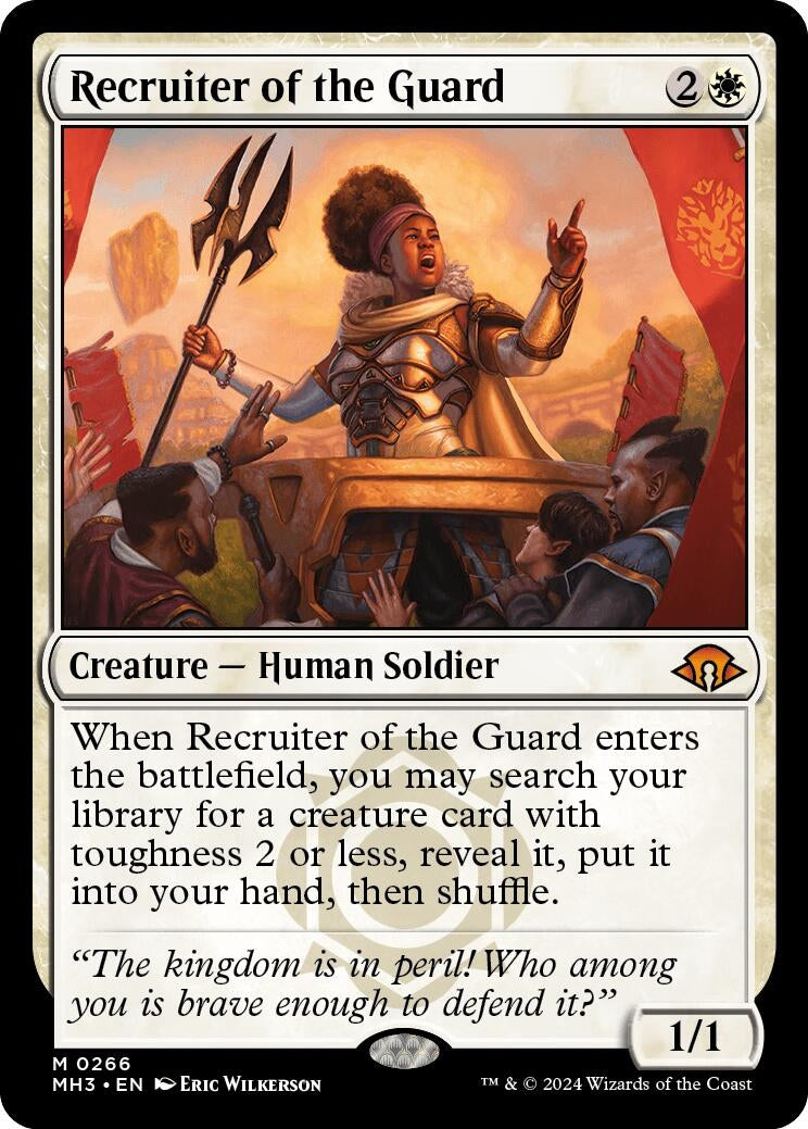 Image for Recruiter of the Guard (266) (Modern Horizons 3) - Magic: The Gathering