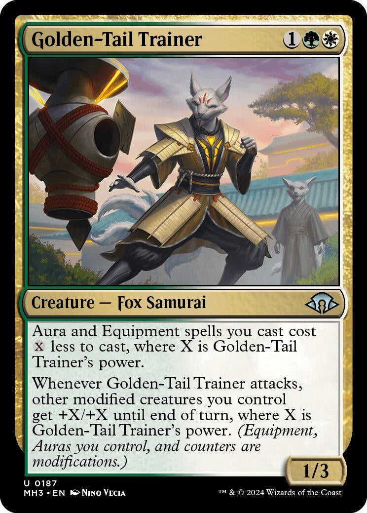 Image for Golden-Tail Trainer (187) (Modern Horizons 3) - Magic: The Gathering