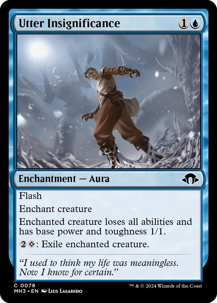 Image for Utter Insignificance (78) (Modern Horizons 3) - Magic: The Gathering