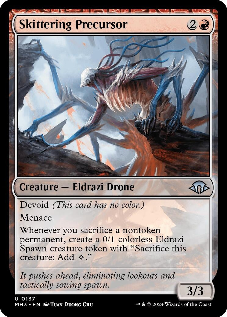 Image for Skittering Precursor (137) (Modern Horizons 3) - Magic: The Gathering
