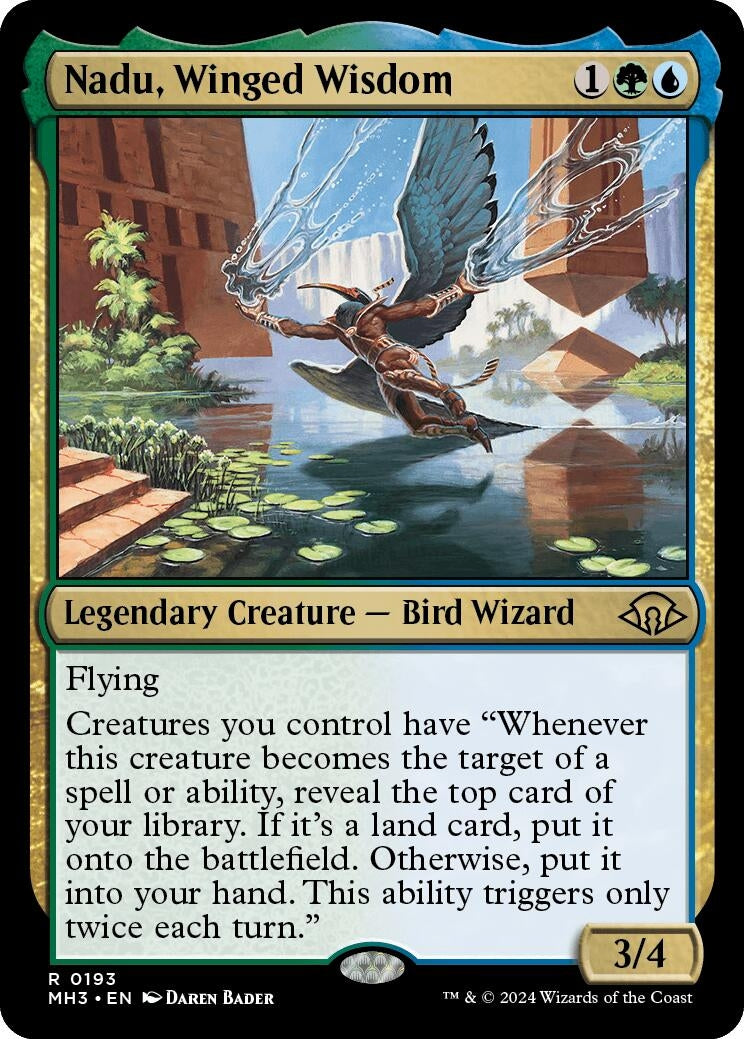 Image for Nadu, Winged Wisdom (193) (Modern Horizons 3) - Magic: The Gathering