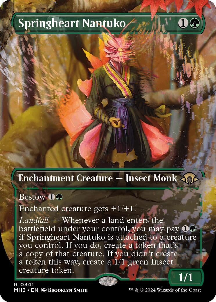 Image for Springheart Nantuko (Borderless) (341) (Modern Horizons 3) - Magic: The Gathering