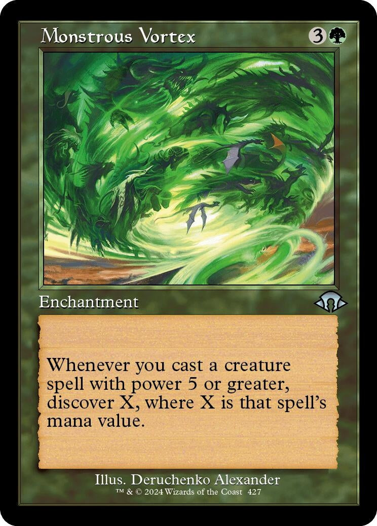 Image for Monstrous Vortex (Retro Frame) (427) (Modern Horizons 3) - Magic: The Gathering