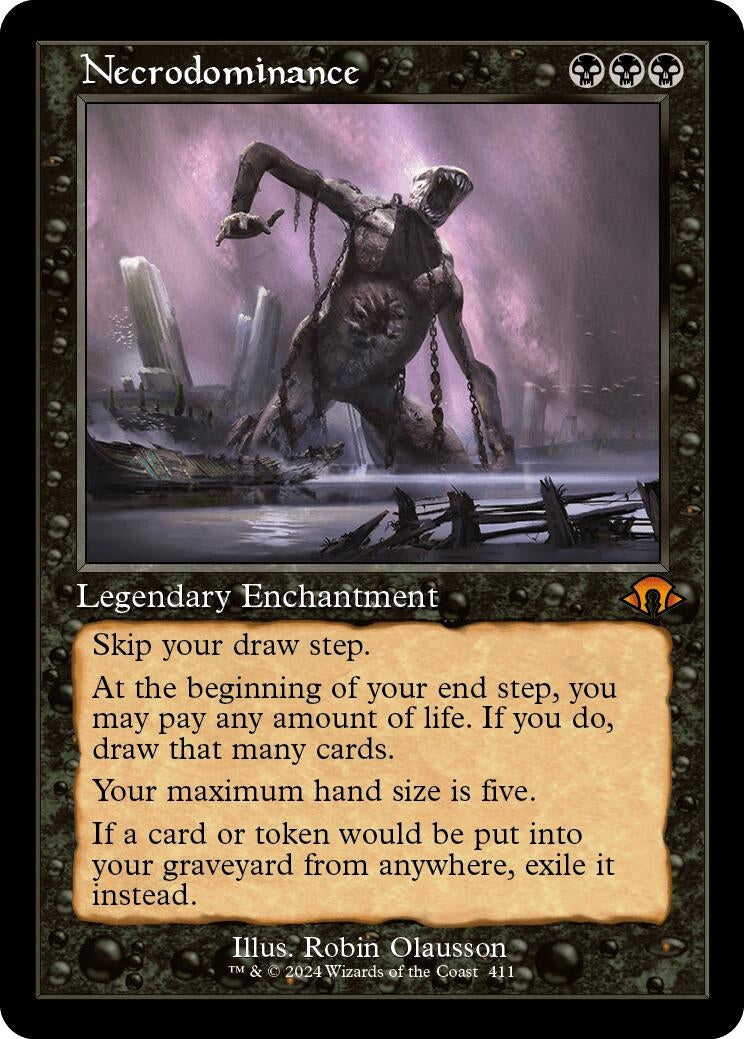 Image for Necrodominance (Retro Frame) (411) (Modern Horizons 3) - Magic: The Gathering
