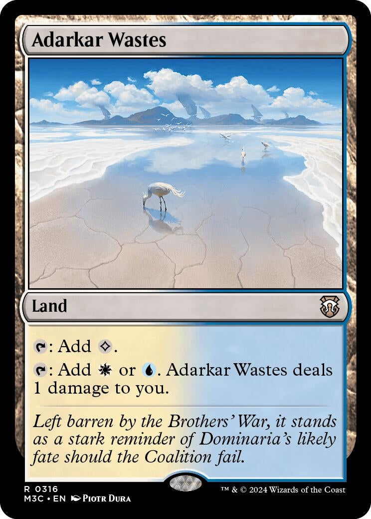 Image for Adarkar Wastes (316) (Modern Horizons 3) - Magic: The Gathering