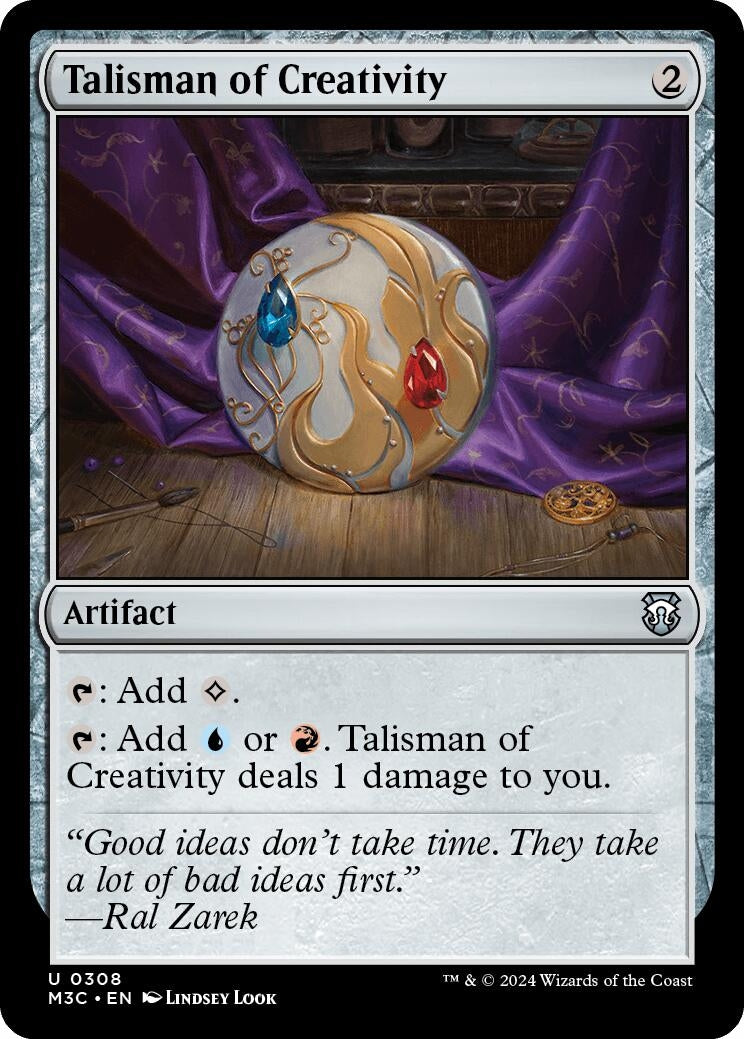 Image for Talisman of Creativity (308) (Modern Horizons 3) - Magic: The Gathering