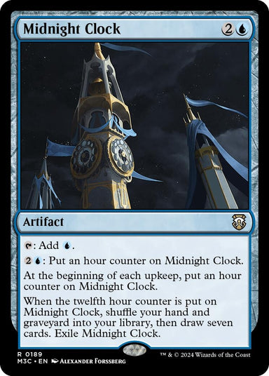 Image for Midnight Clock (189) (Modern Horizons 3) - Magic: The Gathering