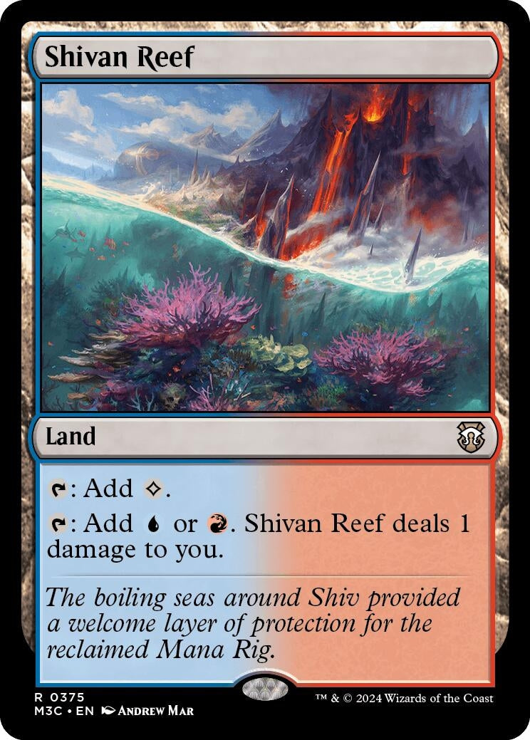 Image for Shivan Reef (375) (Modern Horizons 3) - Magic: The Gathering