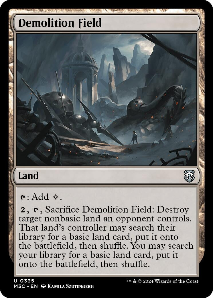 Image for Demolition Field (335) (Modern Horizons 3) - Magic: The Gathering