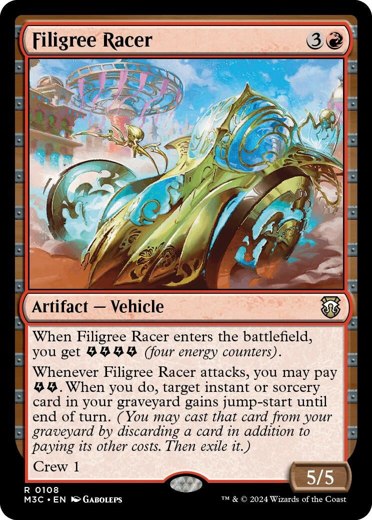 Image for Filigree Racer (108) (Modern Horizons 3) - Magic: The Gathering