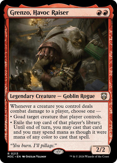 Image for Grenzo, Havoc Raiser (213) (Modern Horizons 3) - Magic: The Gathering