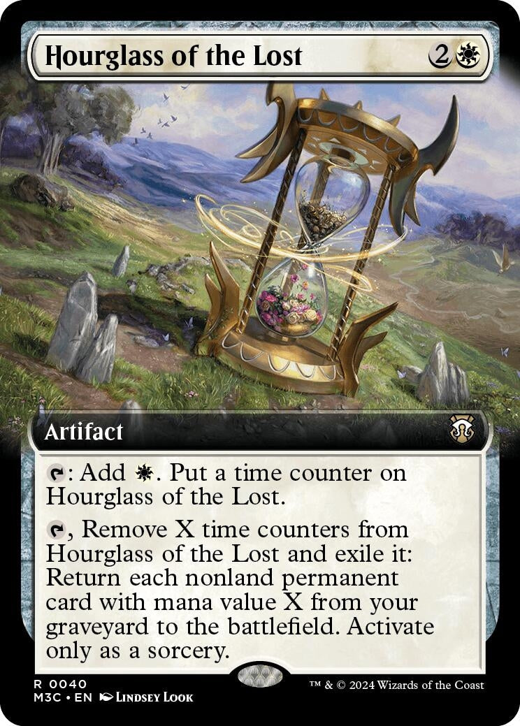 Image for Hourglass of the Lost (Extended Art) (40) (Modern Horizons 3) - Magic: The Gathering