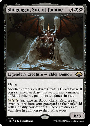 Image for Shilgengar, Sire of Famine (109) (Modern Horizons 3) - Magic: The Gathering