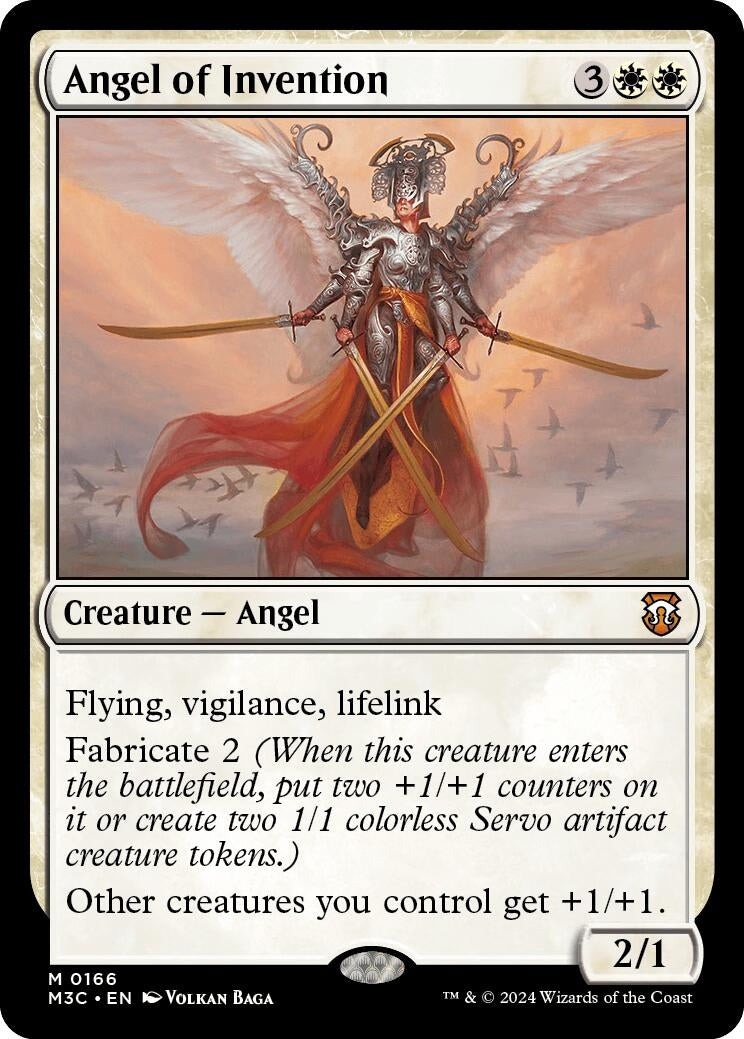Image for Angel of Invention (Ripple Foil) (166) (Modern Horizons 3) - Magic: The Gathering