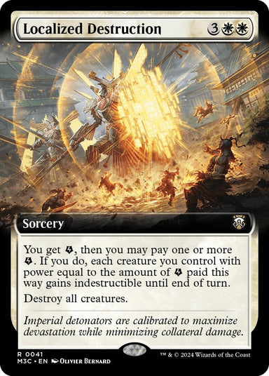 Image for Localized Destruction (Extended Art) (Ripple Foil) (41) (Modern Horizons 3) - Magic: The Gathering