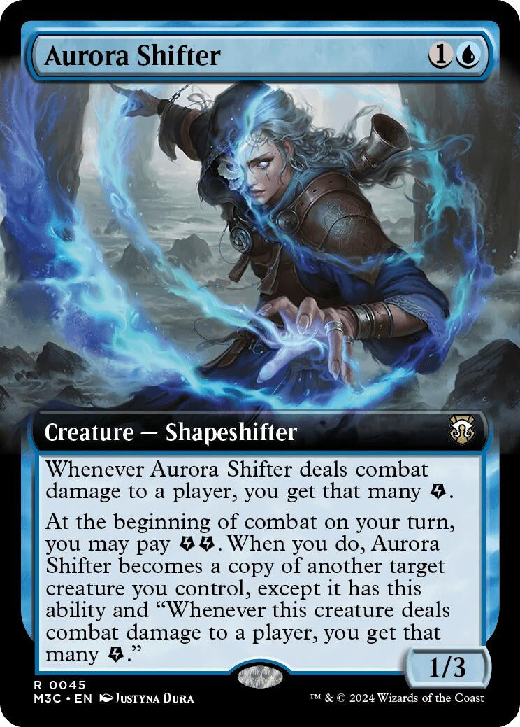 Image for Aurora Shifter (Extended Art) (Ripple Foil) (45) (Modern Horizons 3) - Magic: The Gathering