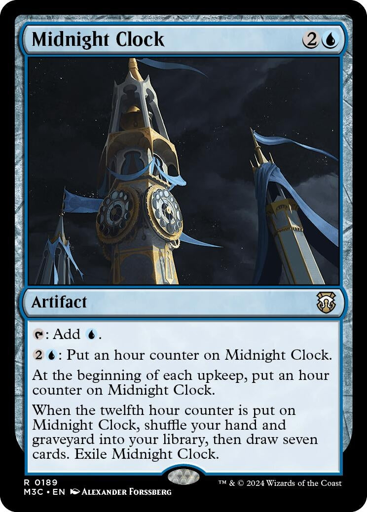 Image for Midnight Clock (Ripple Foil) (189) - Magic: The Gathering