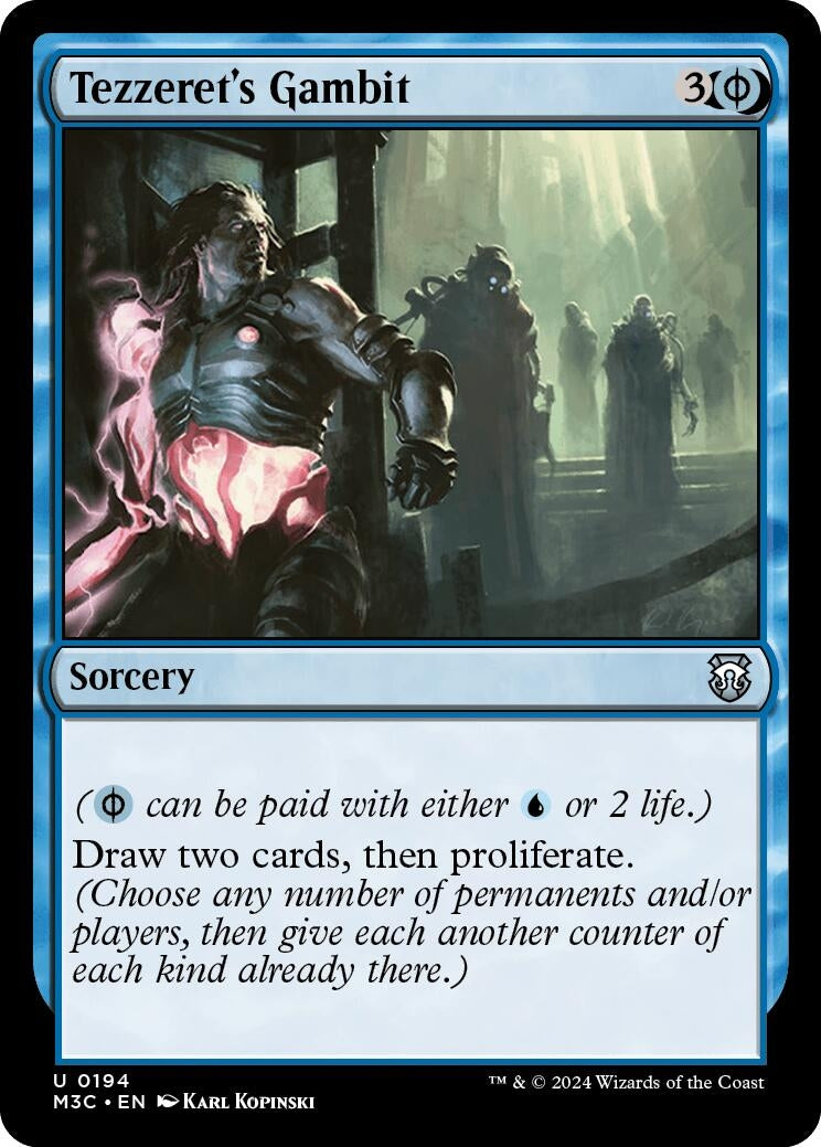 Image for Tezzeret's Gambit (Ripple Foil) (194) - Magic: The Gathering
