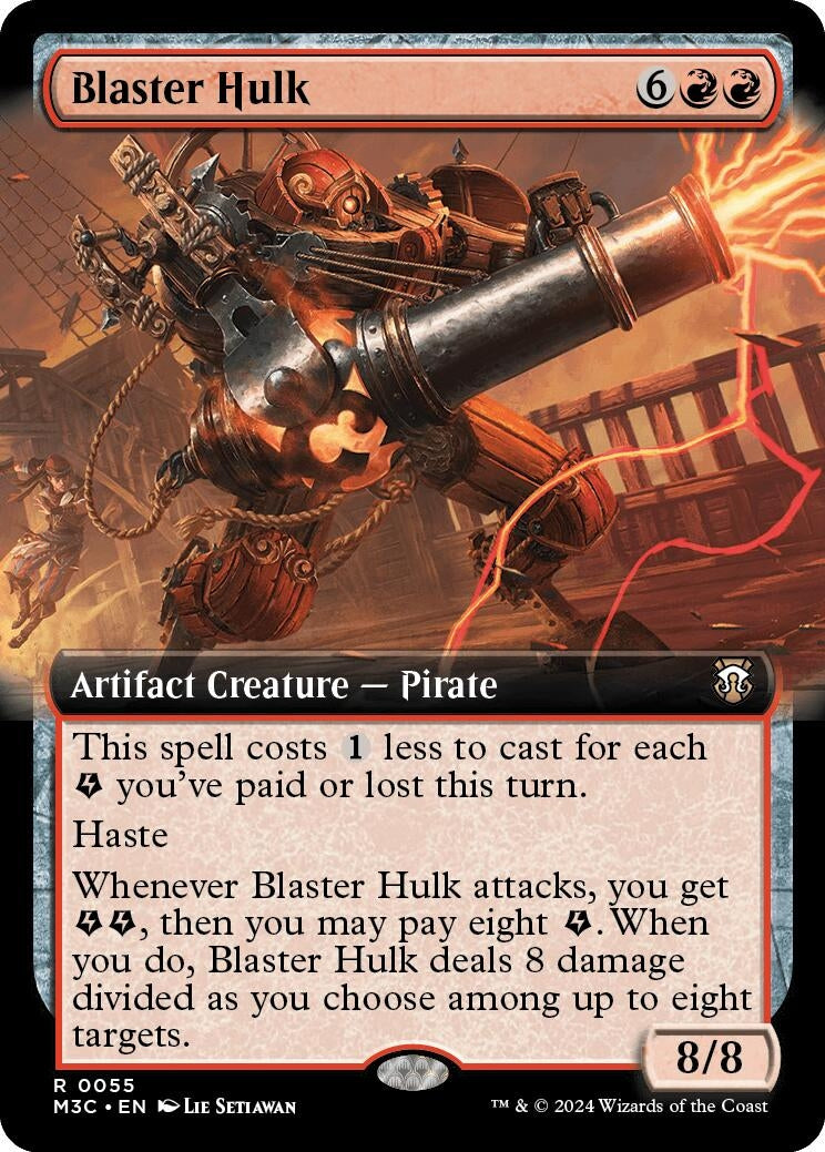 Image for Blaster Hulk (Extended Art) (Ripple Foil) (55) - Magic: The Gathering