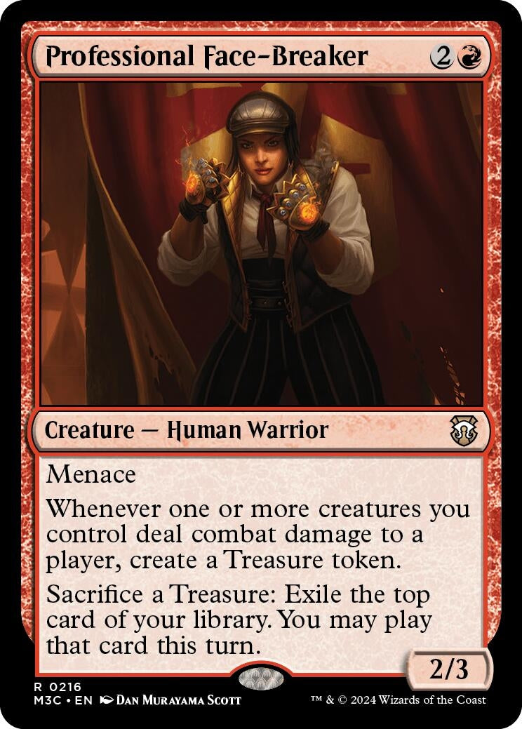 Image for Professional Face-Breaker (Ripple Foil) (216) - Magic: The Gathering
