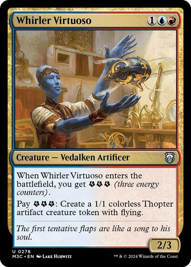 Image for Whirler Virtuoso (Ripple Foil) (278) - Magic: The Gathering