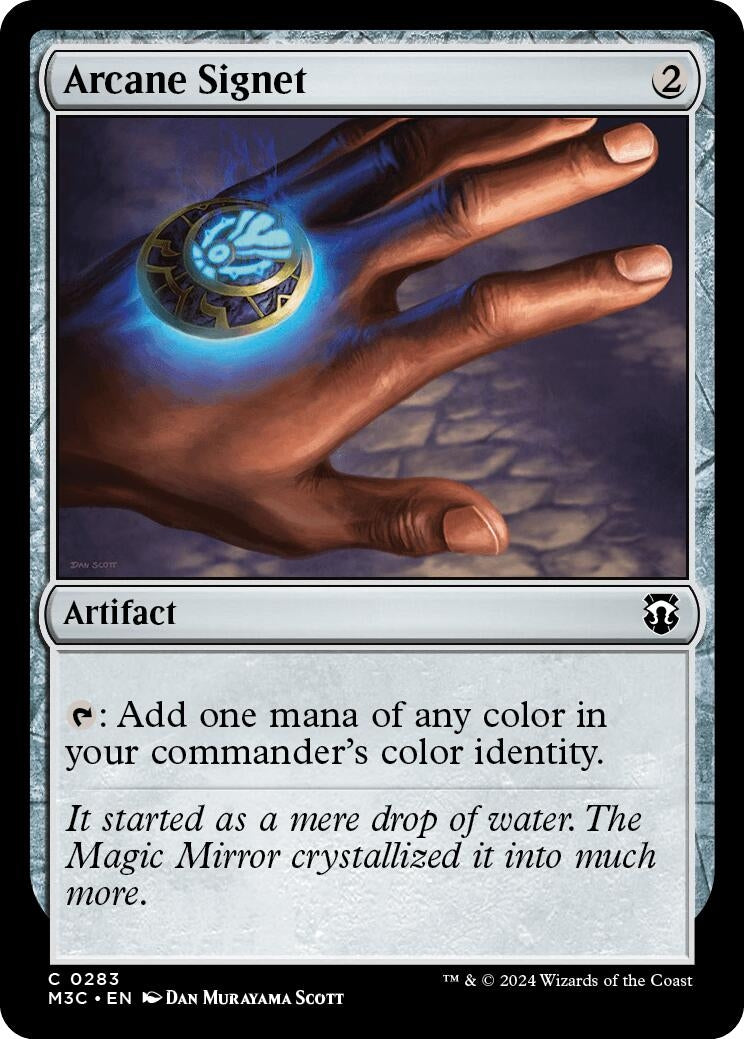 Image for Arcane Signet (Ripple Foil) (283) - Magic: The Gathering