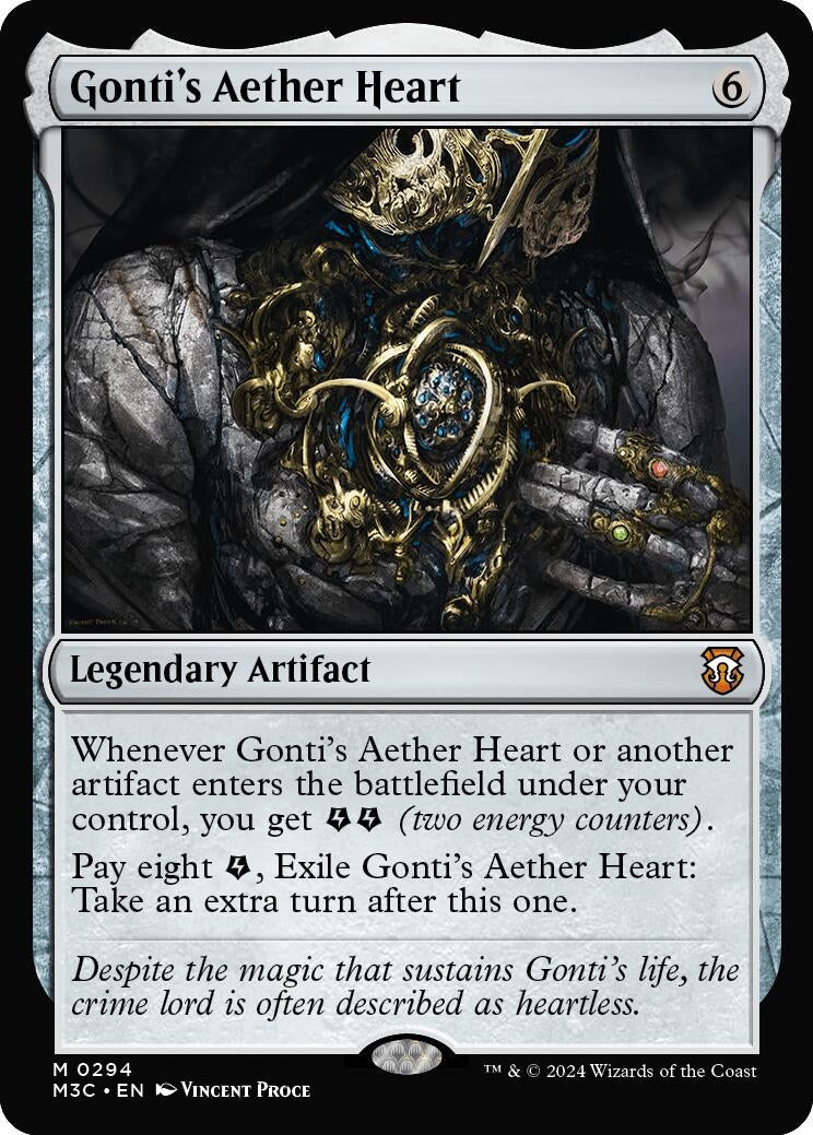 Image for Gonti's Aether Heart (Ripple Foil) (294) - Magic: The Gathering