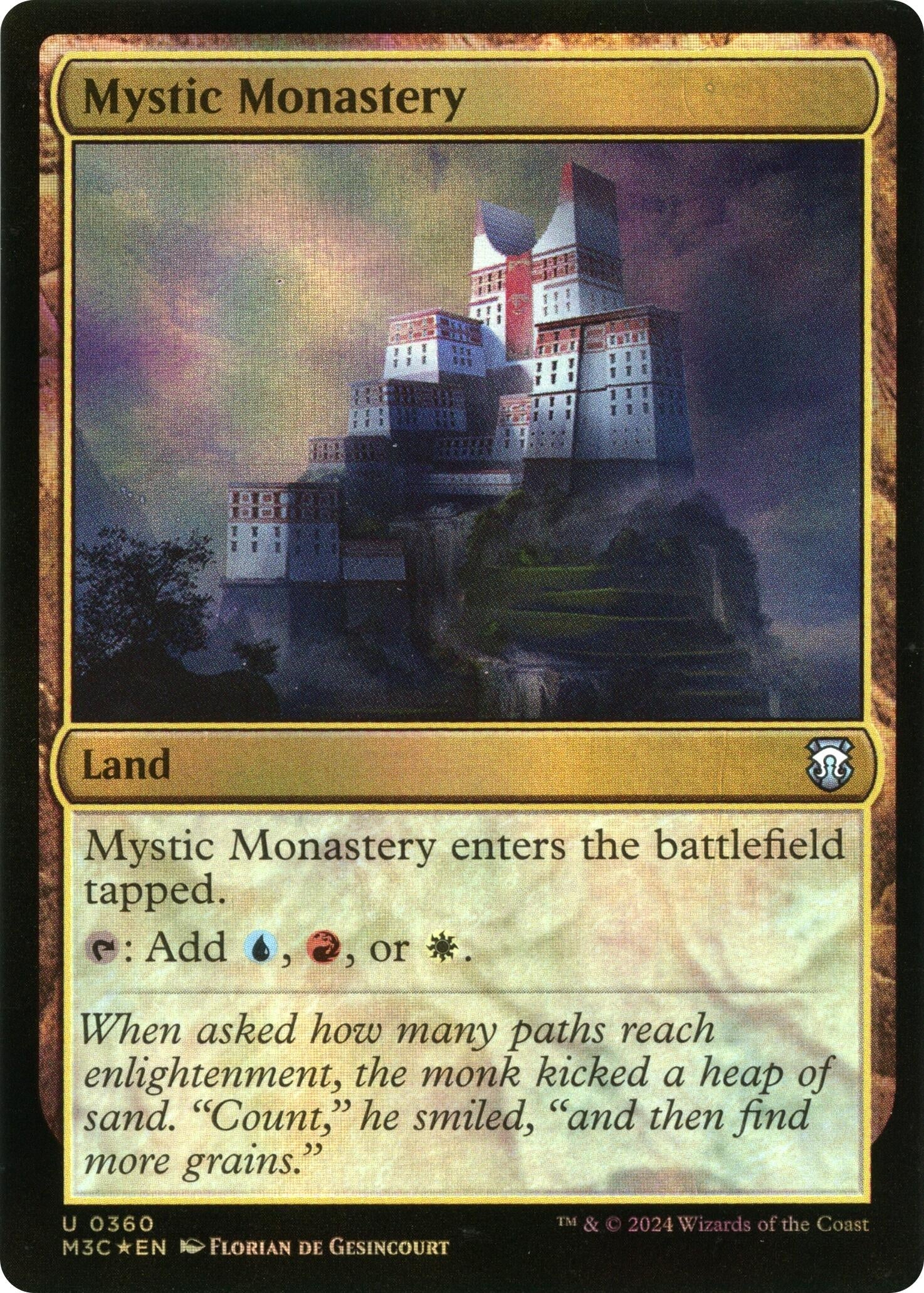 Image for Mystic Monastery (Ripple Foil) (360) - Magic: The Gathering