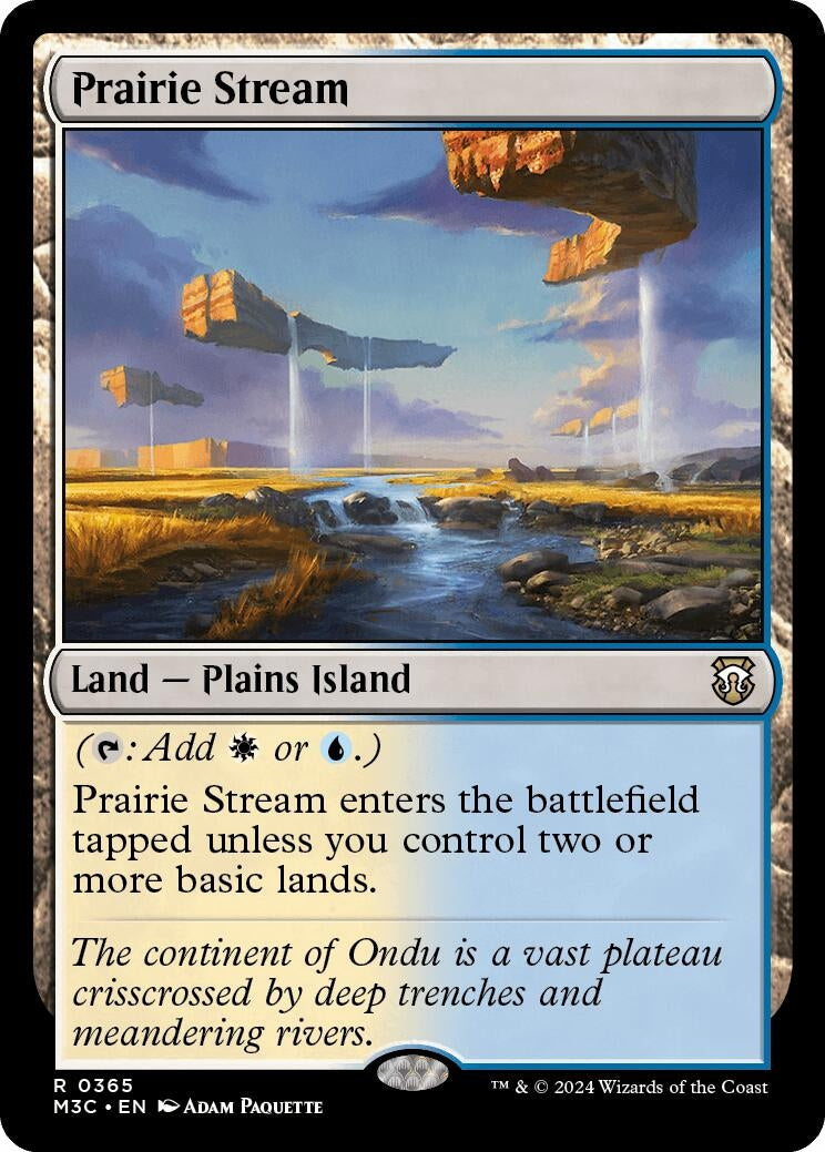 Image for Prairie Stream (Ripple Foil) (365) - Magic: The Gathering