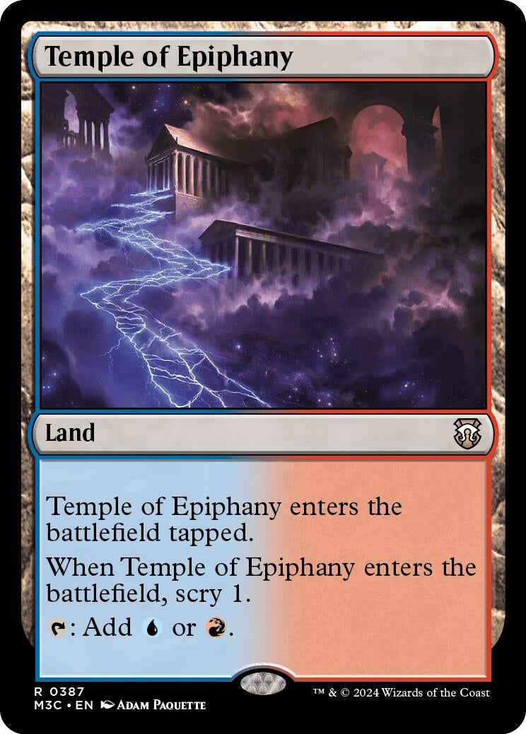 Image for Temple of Epiphany (Ripple Foil) (387) - Magic: The Gathering