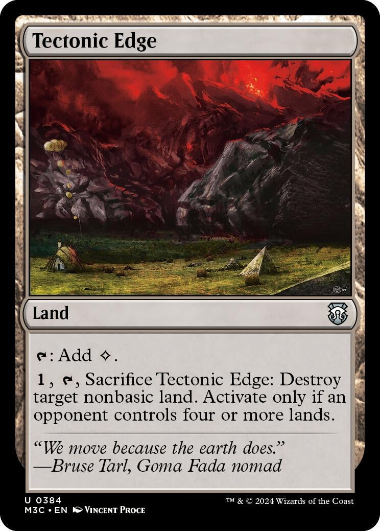 Image for Tectonic Edge (384) - Magic: The Gathering