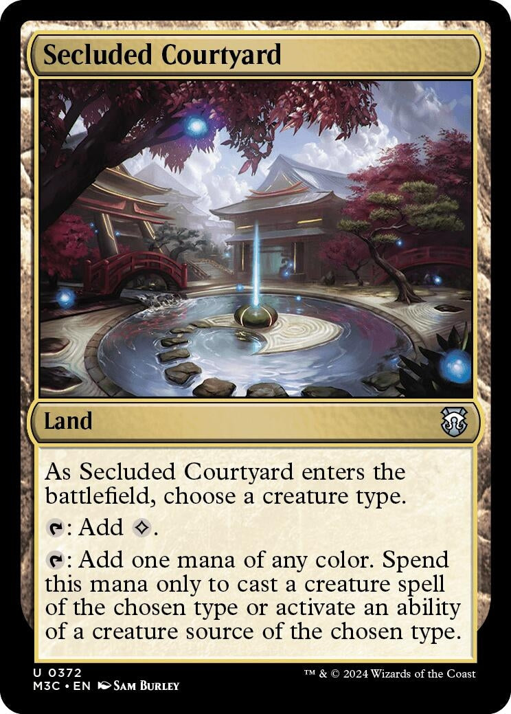 Image for Secluded Courtyard (372) - Magic: The Gathering