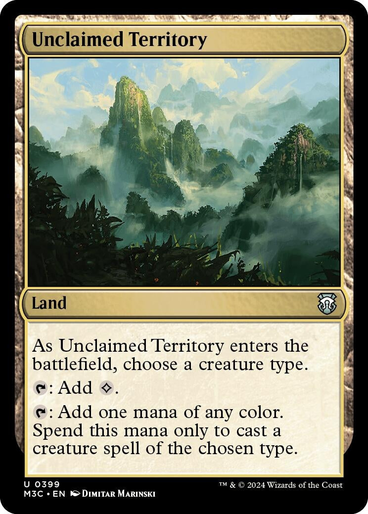 Image for Unclaimed Territory (399) - Magic: The Gathering