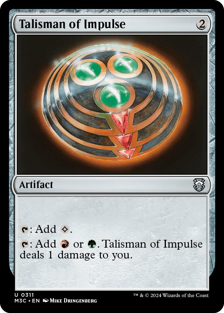 Image for Talisman of Impulse (311) - Magic: The Gathering